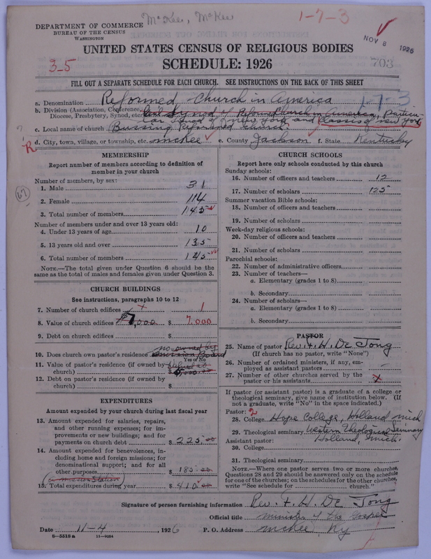 Scan of Reformed Church in America: 703