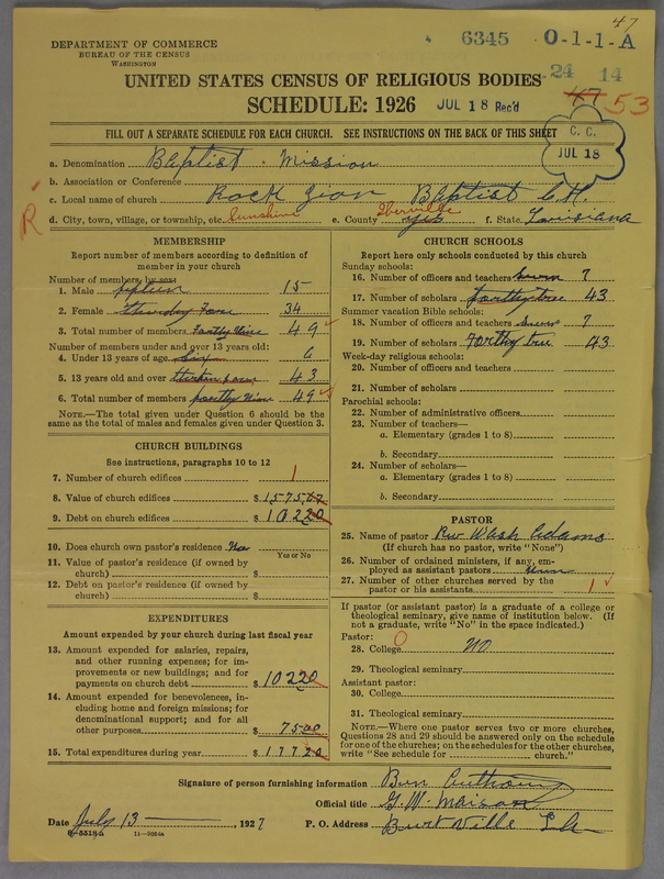Scan of Negro Baptists: 6345