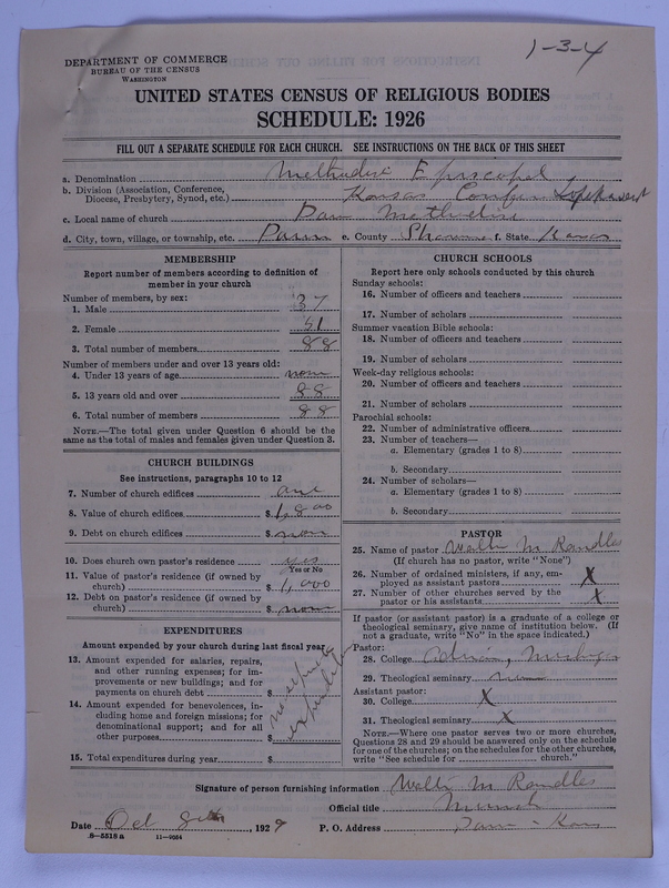 Scan of Federated Churches: 132