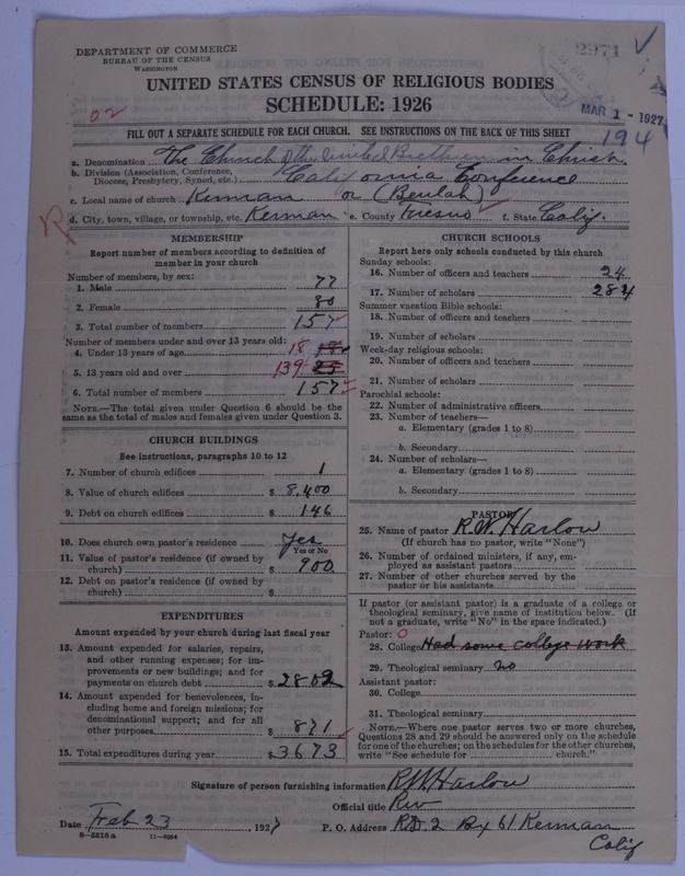 Scan of Church of the United Brethren in Christ: 2971