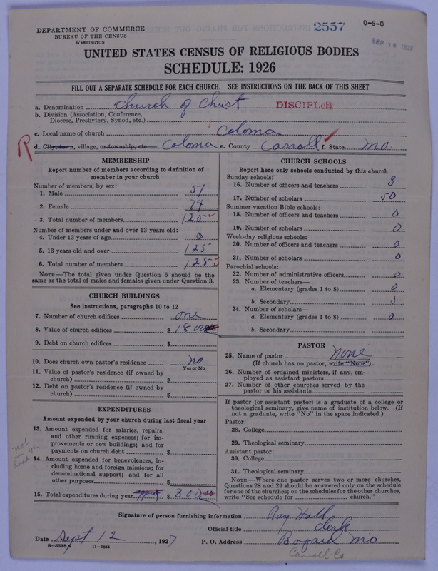 Scan of Disciples of Christ: 2557