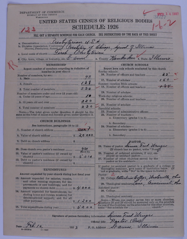 Scan of Presbyterian Church in the United States of America: 3627