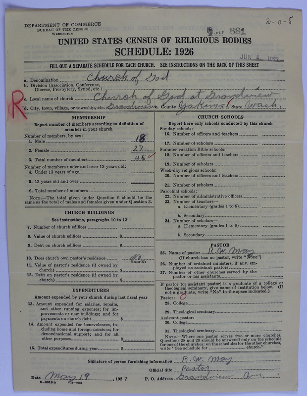 Scan of Church of God (Headquarters, Anderson, Ind.): 881