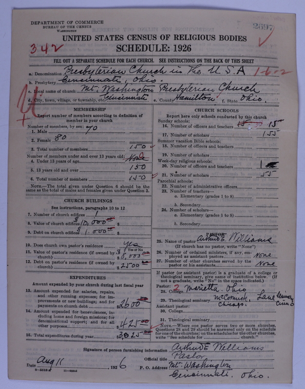 Scan of Presbyterian Church in the United States of America: 2697