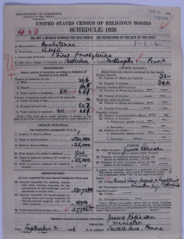 Scan of Presbyterian Church in the United States of America: 2109