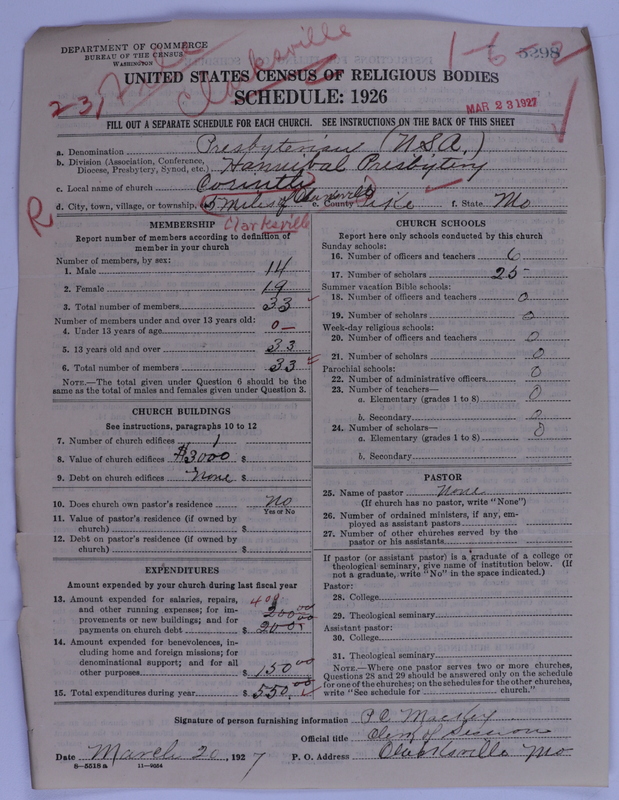 Scan of Presbyterian Church in the United States of America: 5298