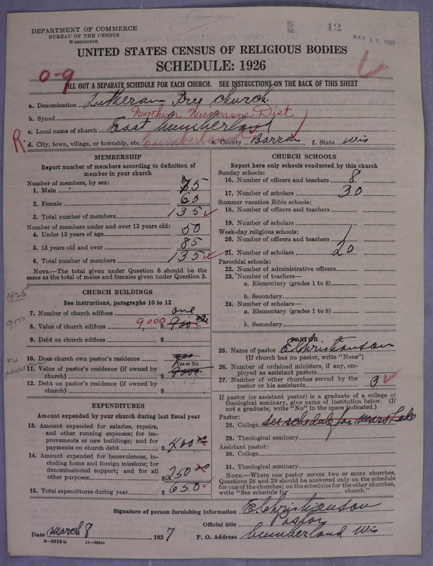 Scan of Lutheran Free Church: 12