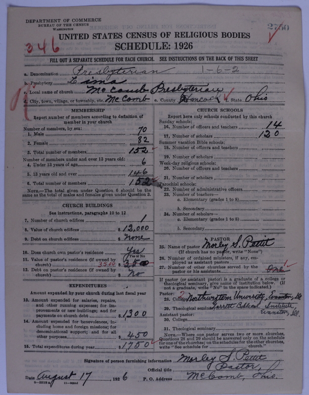 Scan of Presbyterian Church in the United States of America: 2750