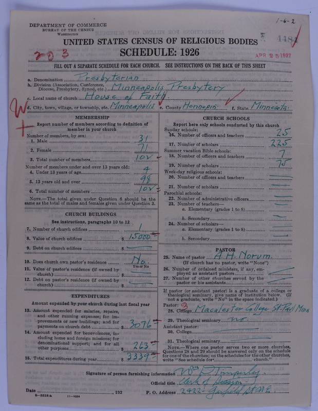 Scan of Presbyterian Church in the United States of America: 4484
