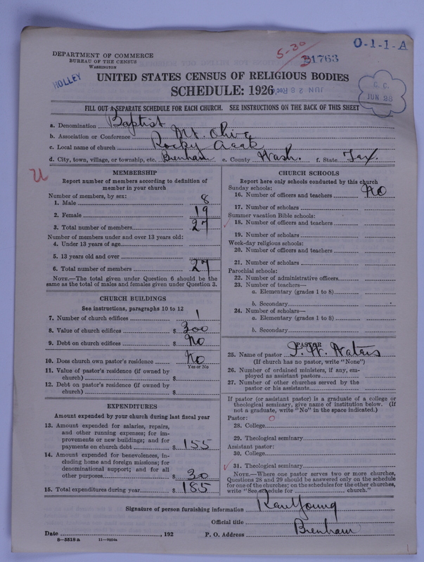 Scan of Negro Baptists: 21763