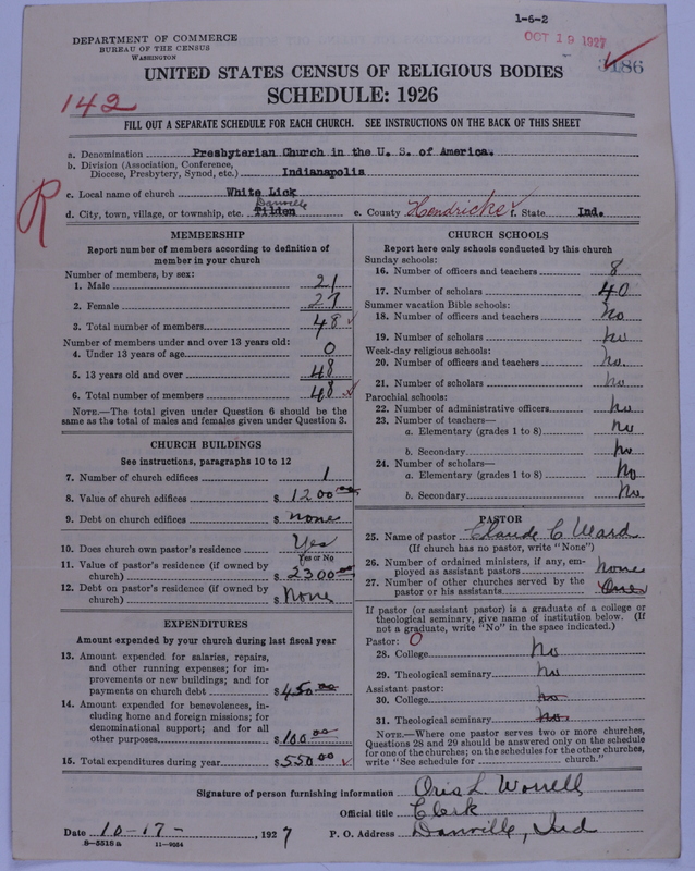 Scan of Presbyterian Church in the United States of America: 3186