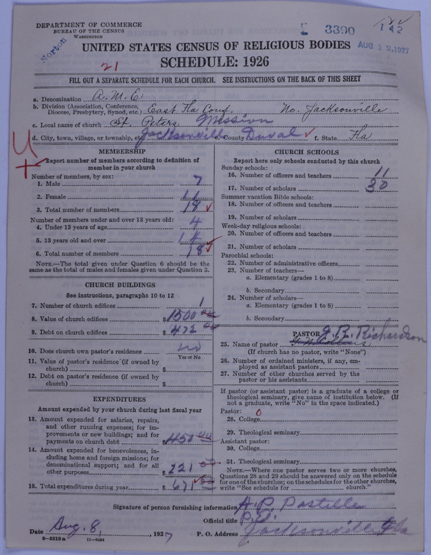 Scan of African Methodist Episcopal Church: 3390
