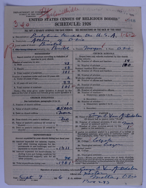 Scan of Presbyterian Church in the United States of America: 2918
