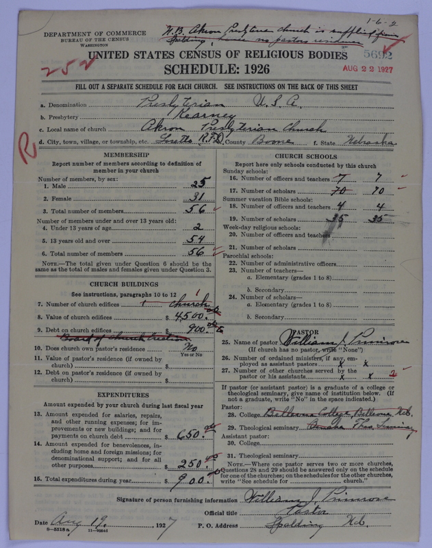 Scan of Presbyterian Church in the United States of America: 5692