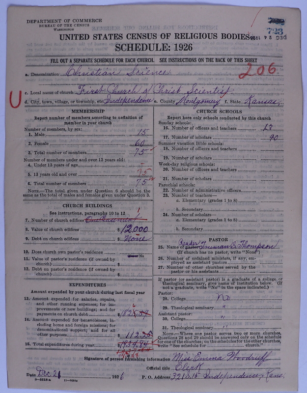 Scan of Church of Christ, Scientist: 723