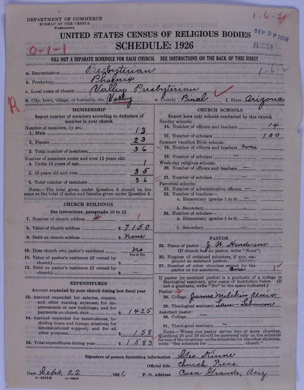 Scan of Presbyterian Church in the United States of America: 8231