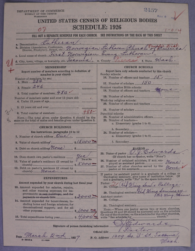 Scan of Norwegian Lutheran Church of America: 2458