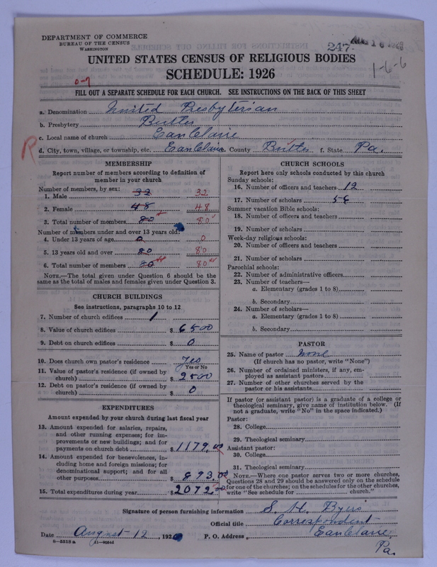 Scan of United Presbyterian Church of North America: 247