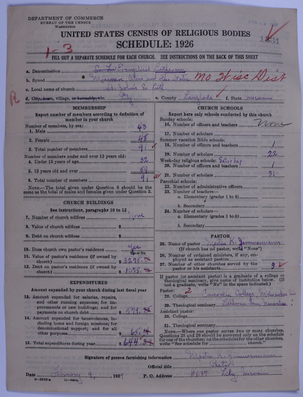 Scan of Evangelical Lutheran Synodical Conference of America: Evangelical Lutheran Synod of Missouri, Ohio, and Other States: 1331