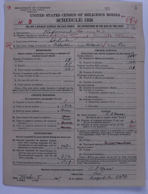 Scan of Reformed Church in the United States: 95