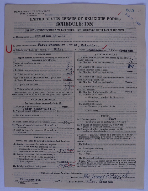 Scan of Church of Christ, Scientist: 875