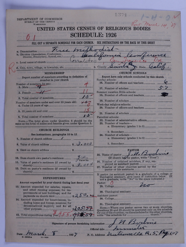 Scan of Free Methodist Church of North America: 1371