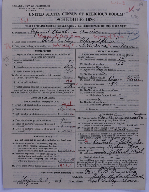 Scan of Reformed Church in America: 655