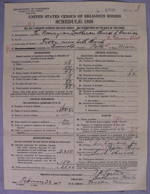 Scan of Norwegian Lutheran Church of America: 1029