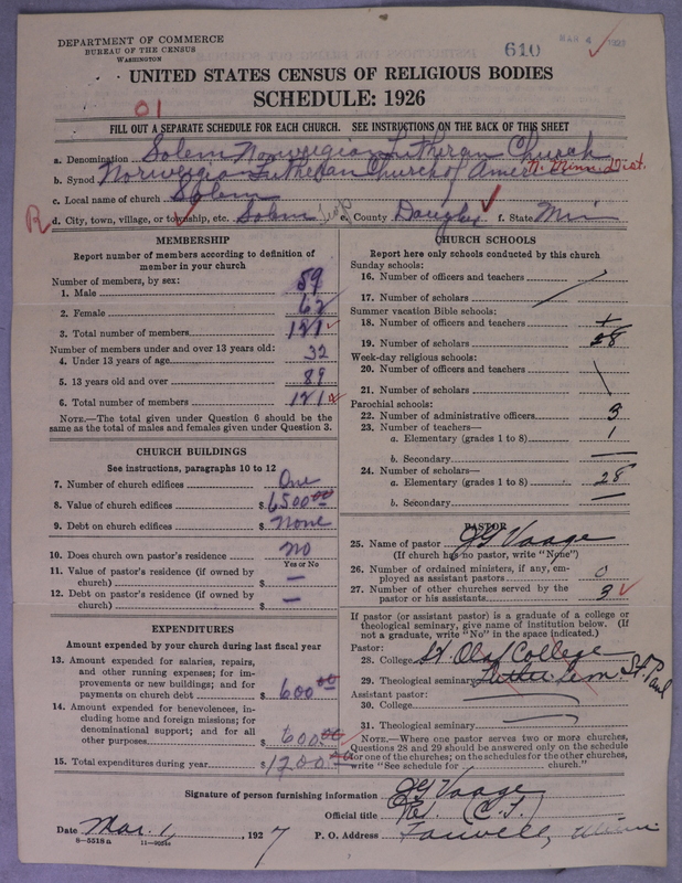 Scan of Norwegian Lutheran Church of America: 610