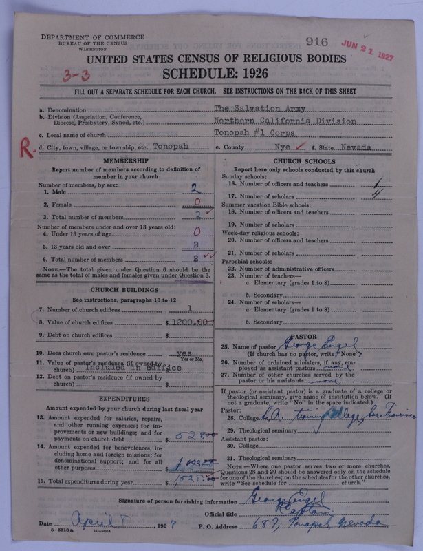 Scan of Salvation Army: 916