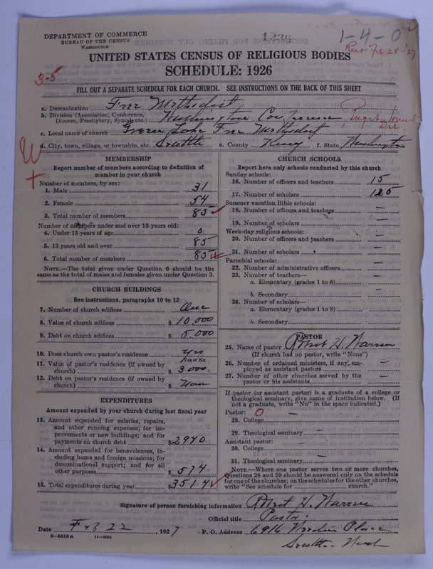 Scan of Free Methodist Church of North America: 1236