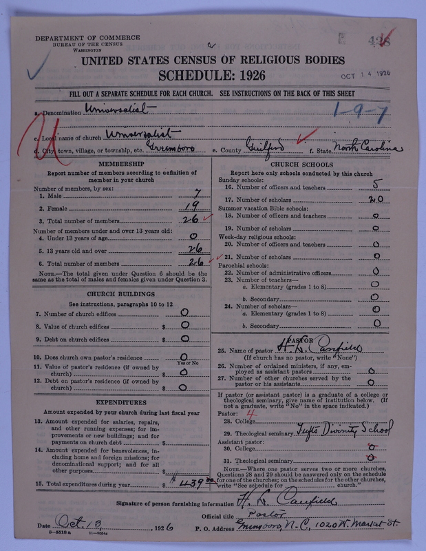 Scan of Universalist Church: 428