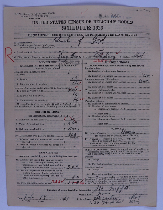 Scan of Church of God (Headquarters, Anderson, Ind.): 460