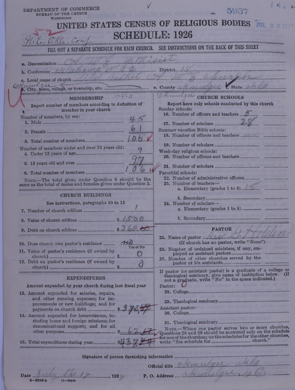 Scan of African Methodist Episcopal Church: 5937