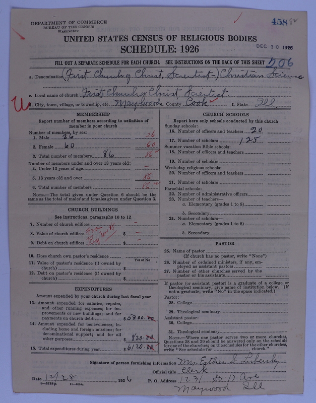 Scan of Church of Christ, Scientist: 458