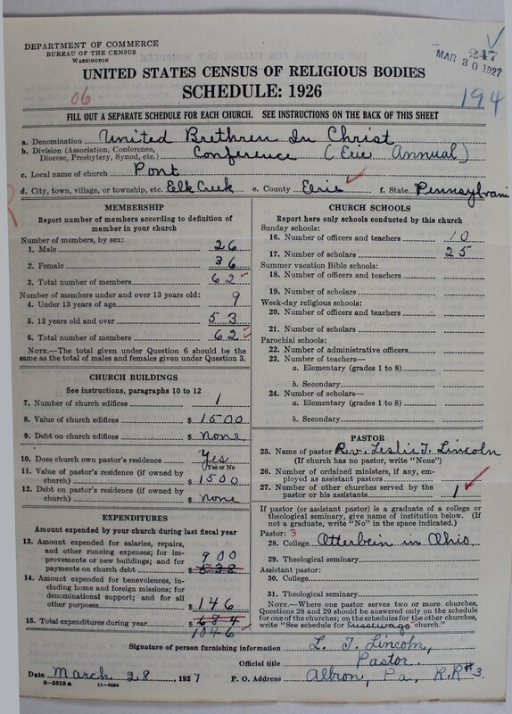 Scan of Church of the United Brethren in Christ: 247