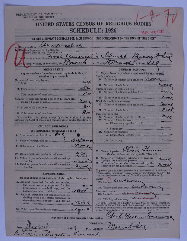 Scan of Universalist Church: 377
