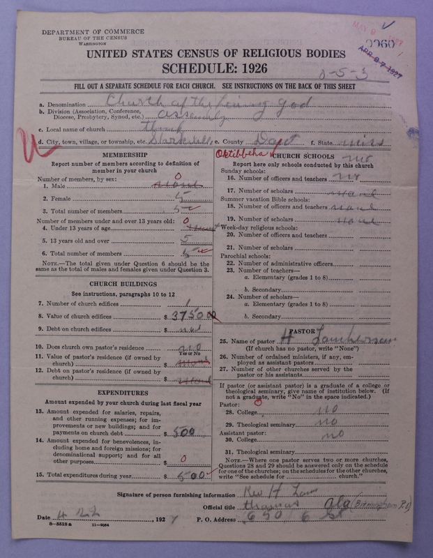 Scan of Church of the Living God, Christian Workers for Fellowship: 60