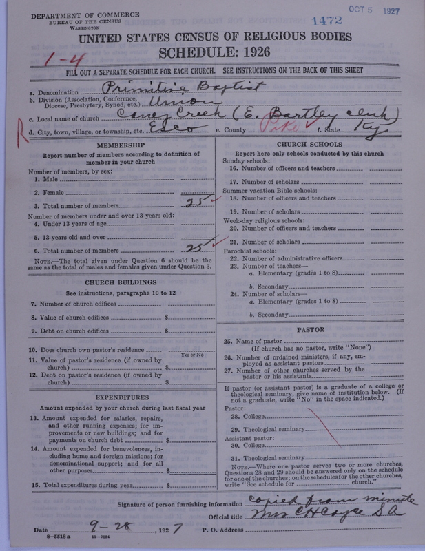 Scan of Primitive Baptists: 1472