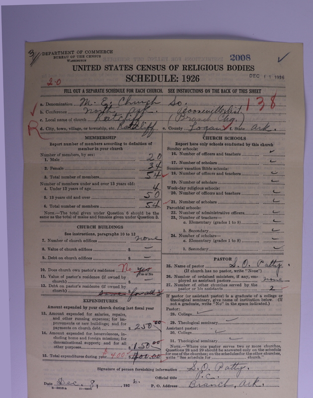 Scan of Methodist Episcopal Church, South: 2008