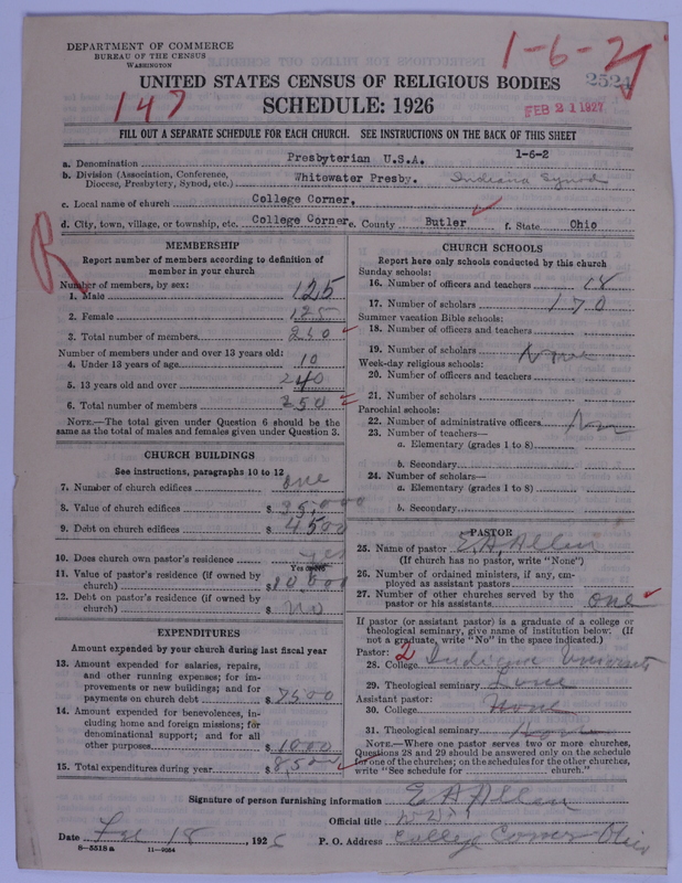 Scan of Presbyterian Church in the United States of America: 2524