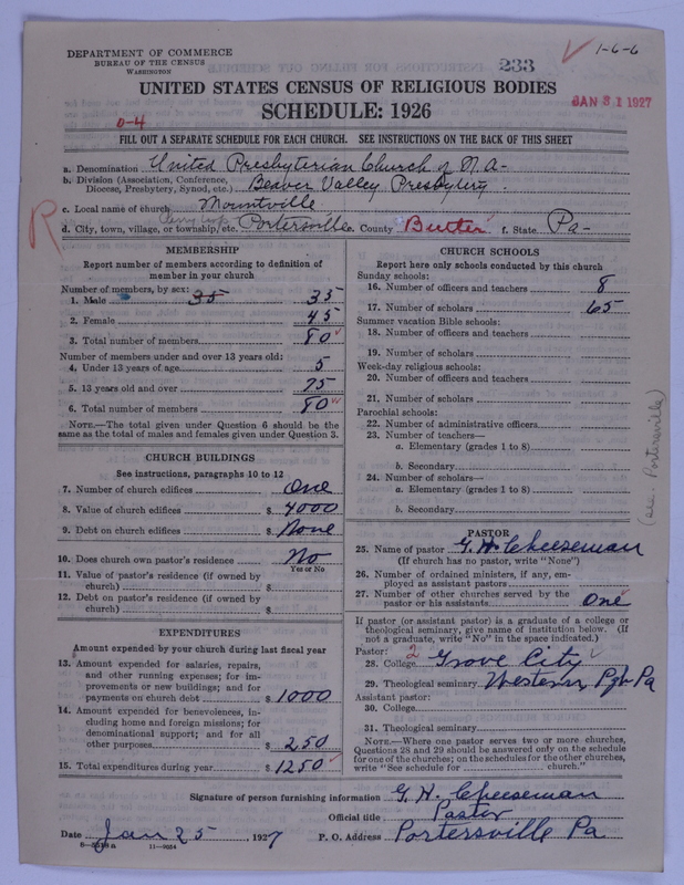 Scan of United Presbyterian Church of North America: 233