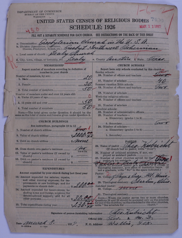Scan of Presbyterian Church in the United States: 7490