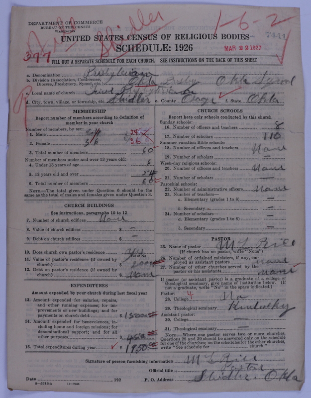 Scan of Presbyterian Church in the United States of America: 7441