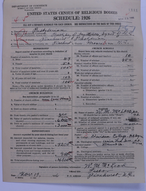 Scan of Presbyterian Church in the United States: 1111