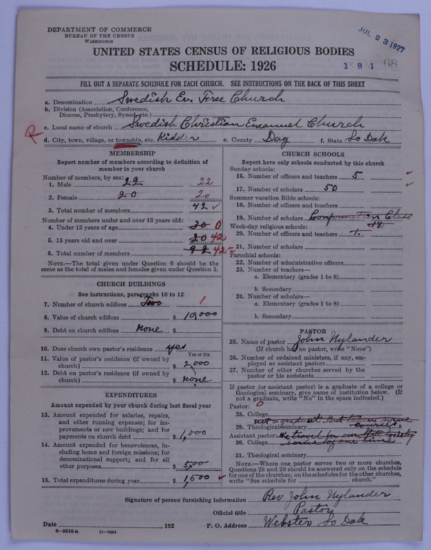 Scan of Swedish Evangelical Free Church of the United States of America: 68