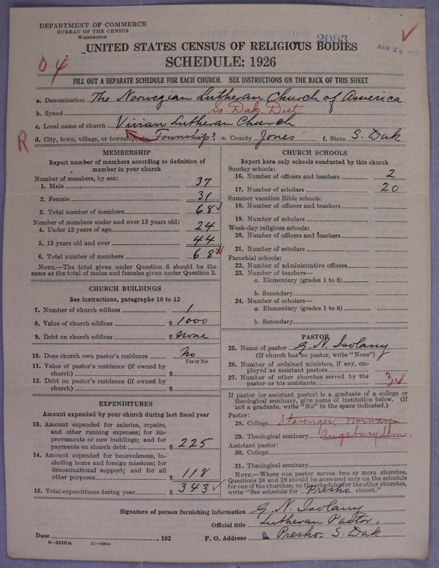 Scan of Norwegian Lutheran Church of America: 2083