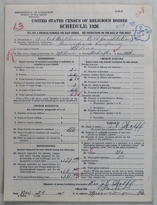 Scan of Church of the United Brethren in Christ (Old Constitution): 328