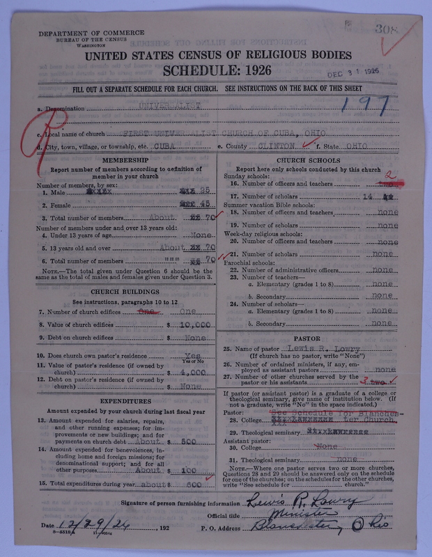 Scan of Universalist Church: 308