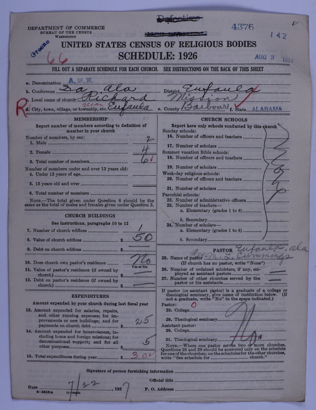 Scan of African Methodist Episcopal Church: 4376